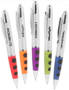 Pens: Spiral Push Top Pens
